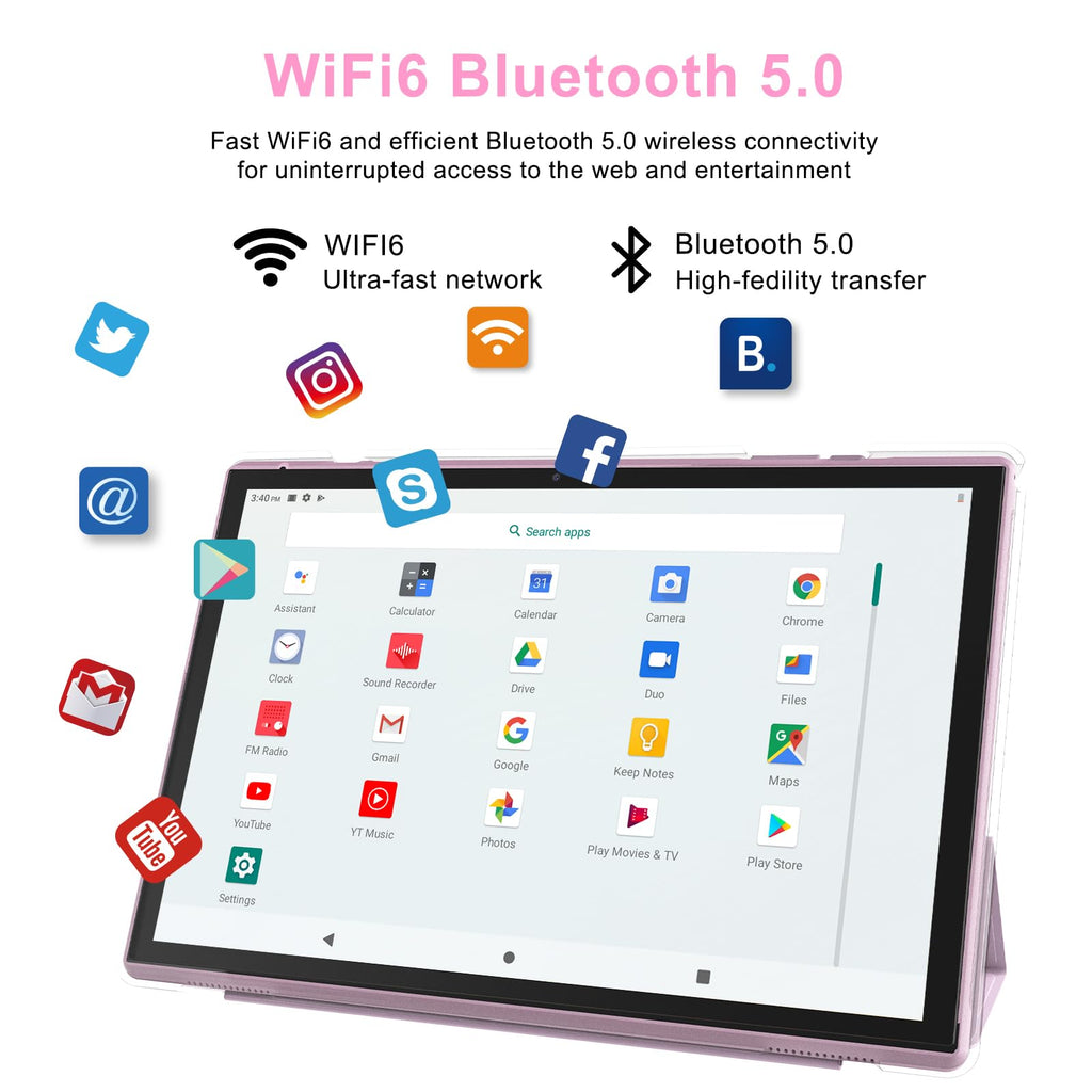 10 Inch Android Tablet with Case Stylus 8GB RAM 32GB ROM M231