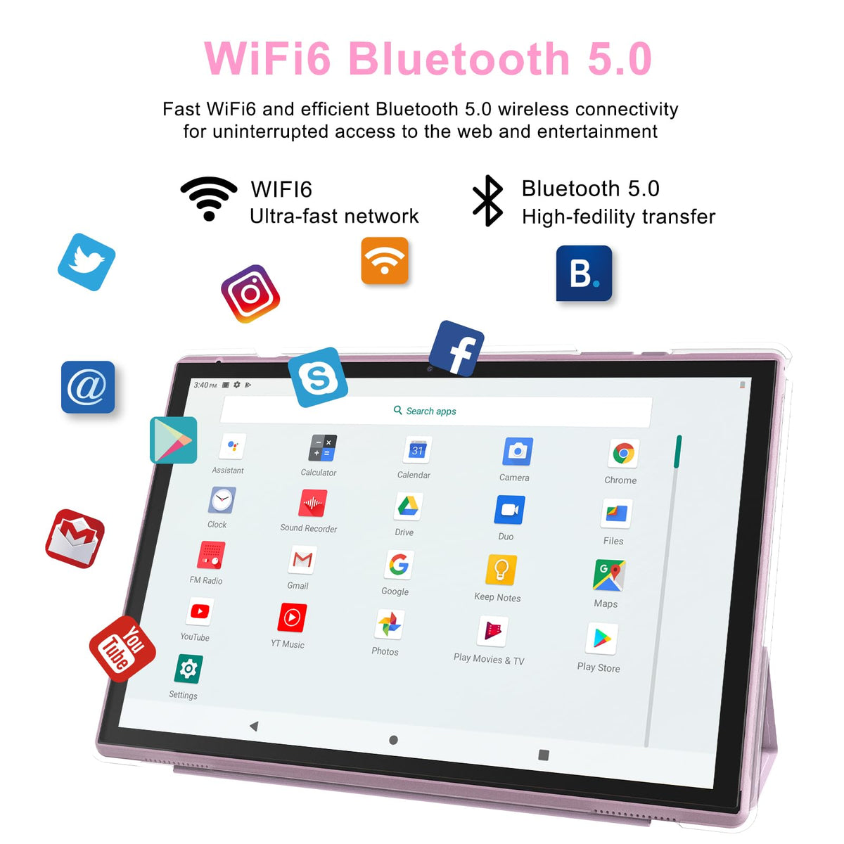 10 Inch Android Tablet with Case Stylus 8GB RAM 32GB ROM M231