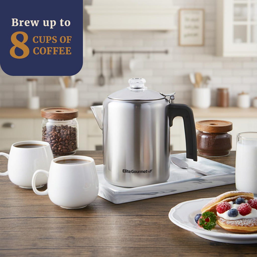 8-Cup Stovetop Coffee Percolator Z18679