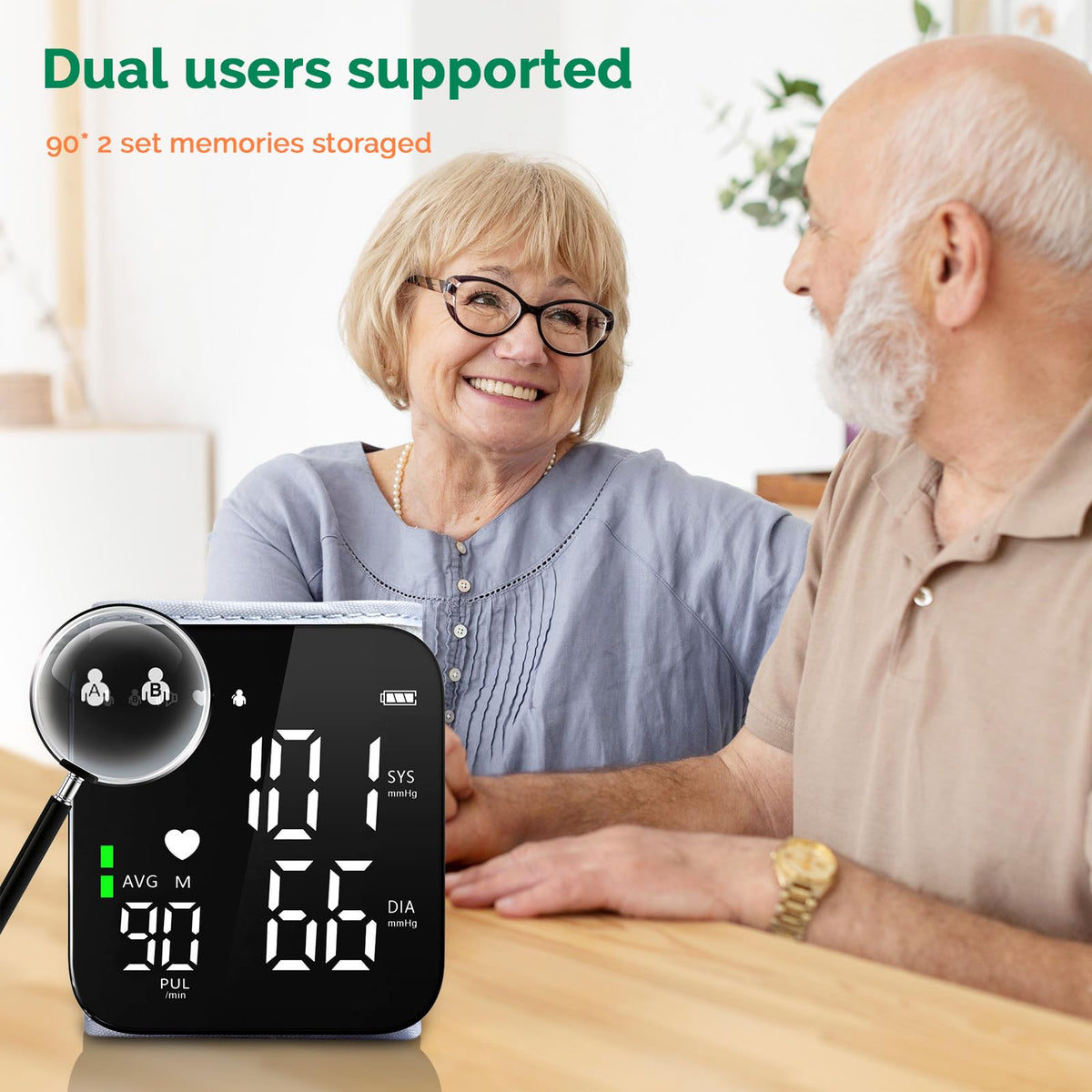 Wrist Blood Pressure Monitor Automatic Talking Digital LED Display A752774