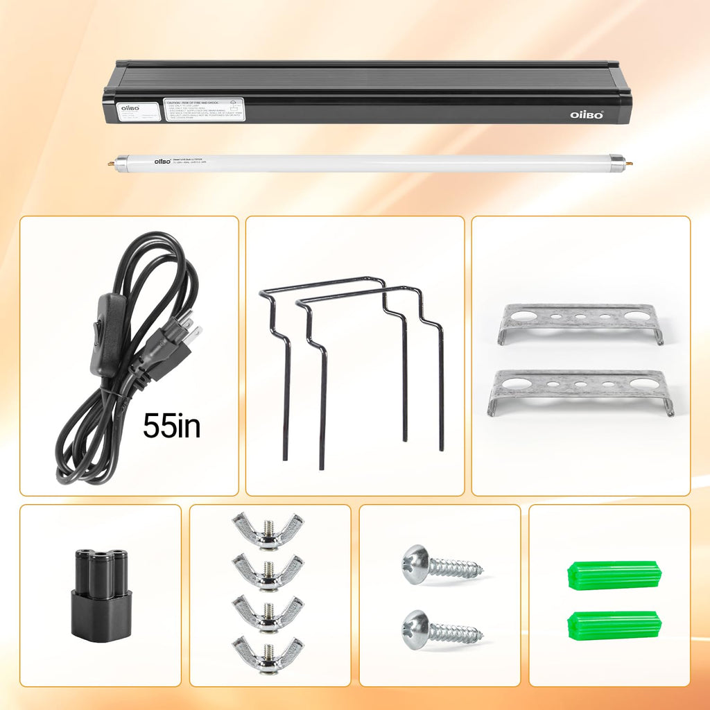 24W UVB 10.0 Reptile Light Fixture Combo Kit M729