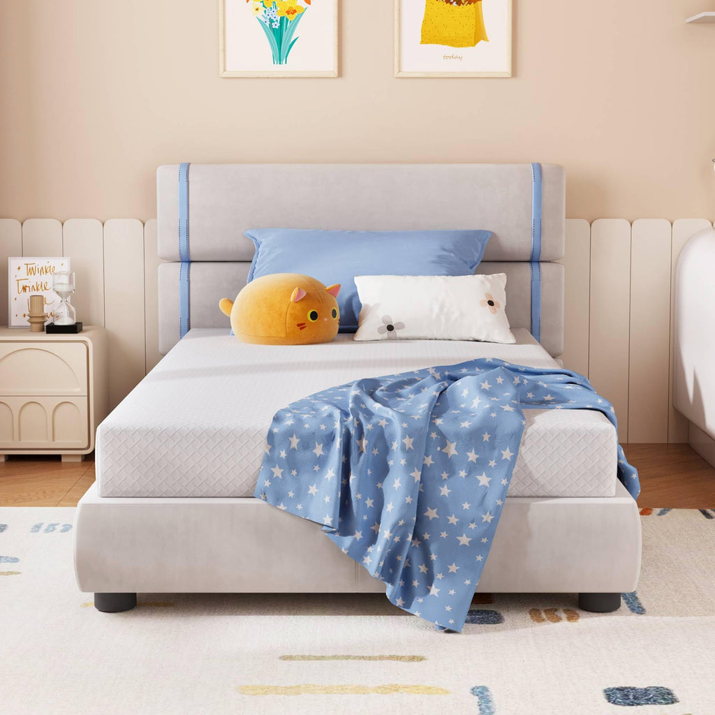 5 Inch Green Tea Memory Foam Twin Mattress V924