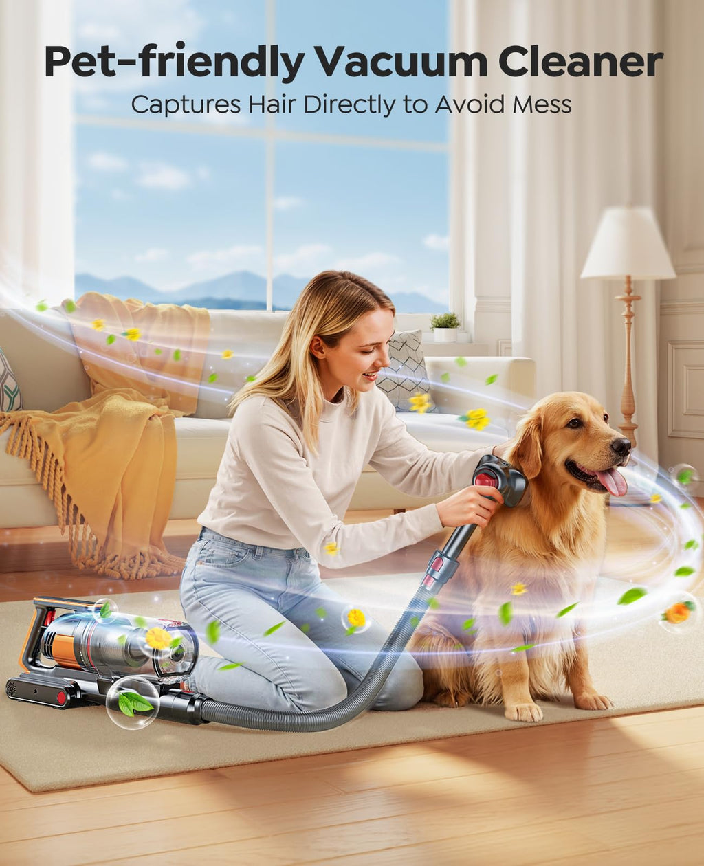 Cordless Stick Vacuum Cleaner 55KPa 650W Q944