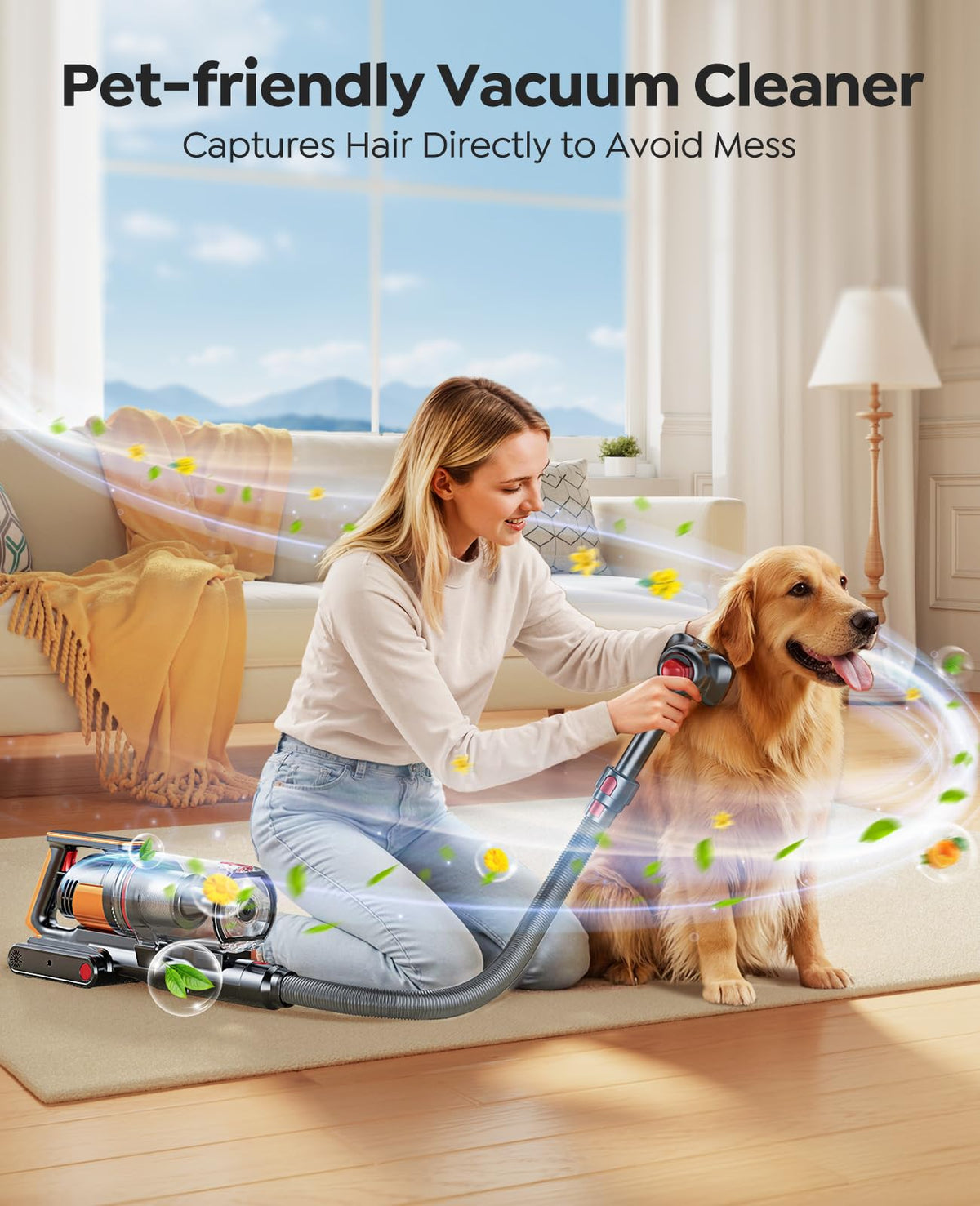 Cordless Stick Vacuum Cleaner 55KPa 650W Q944
