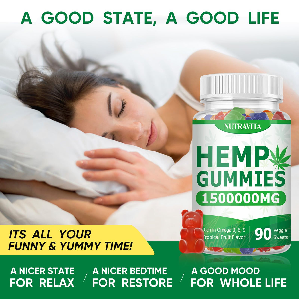 Fruit Hemp Gummies 180 Gummies V86214
