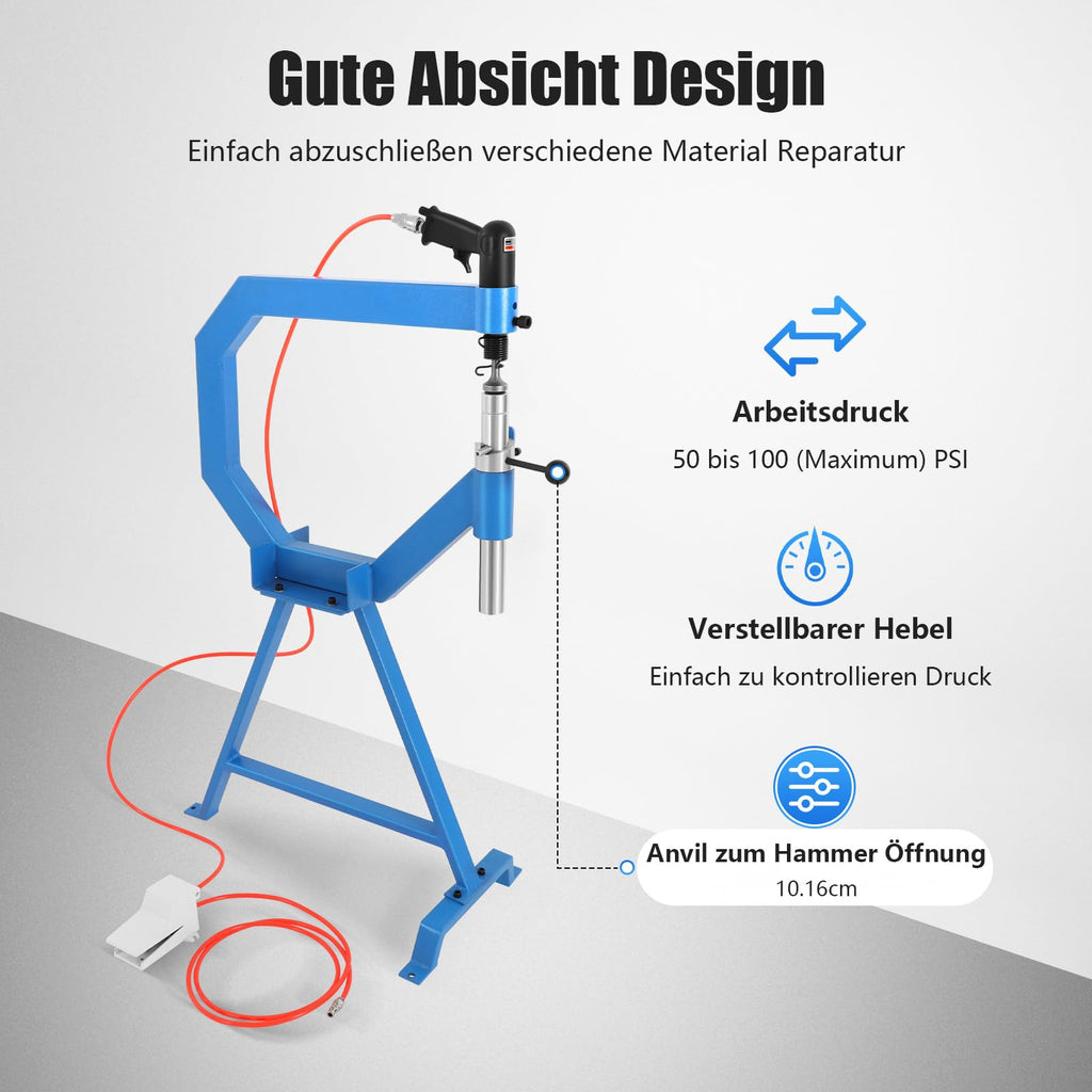 Pneumatic Planishing Hammer with Anvil Dies U701067