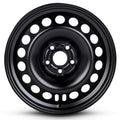 16 Inch Black Painted Steel Rim J966