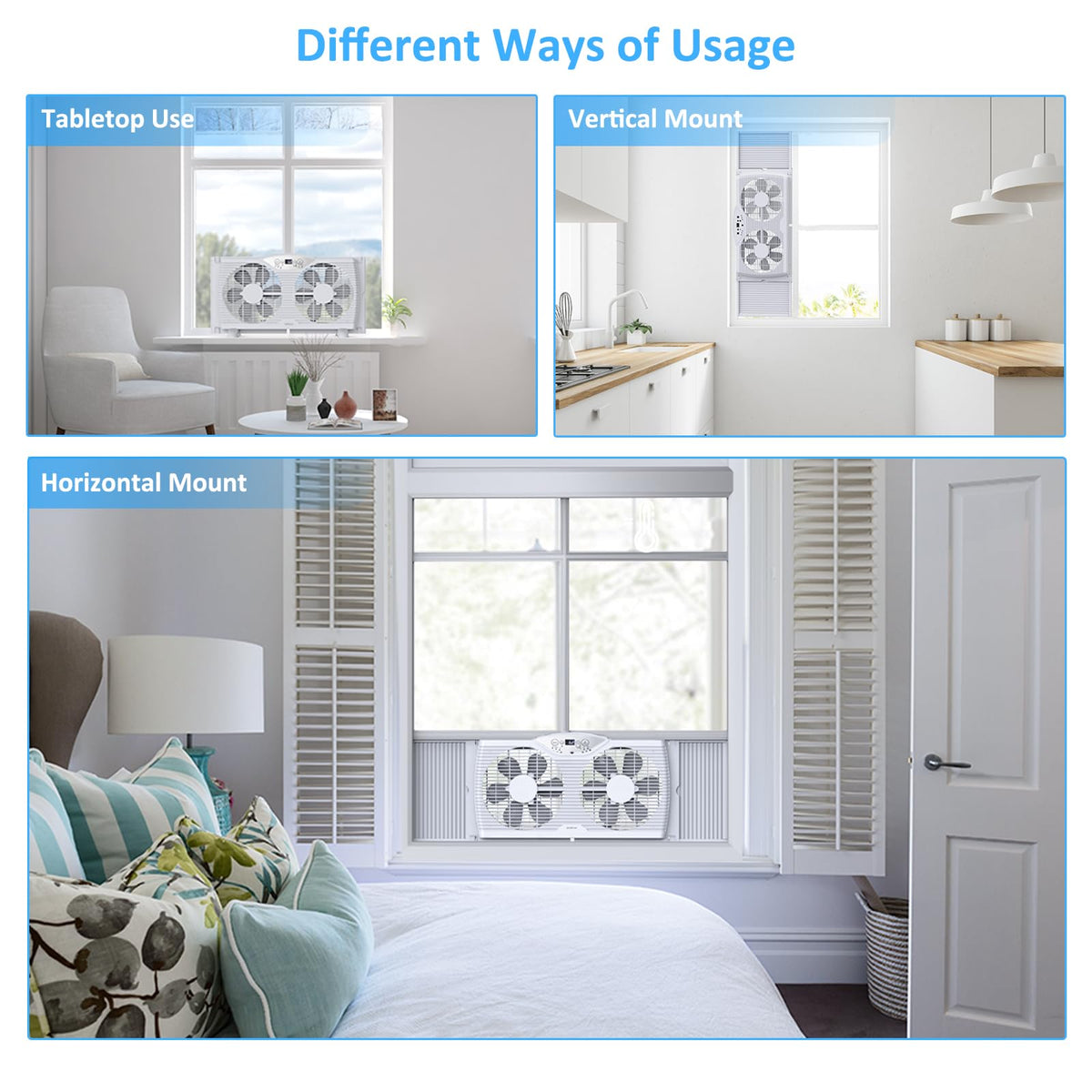 9'' Window Fan with Thermostat L7604