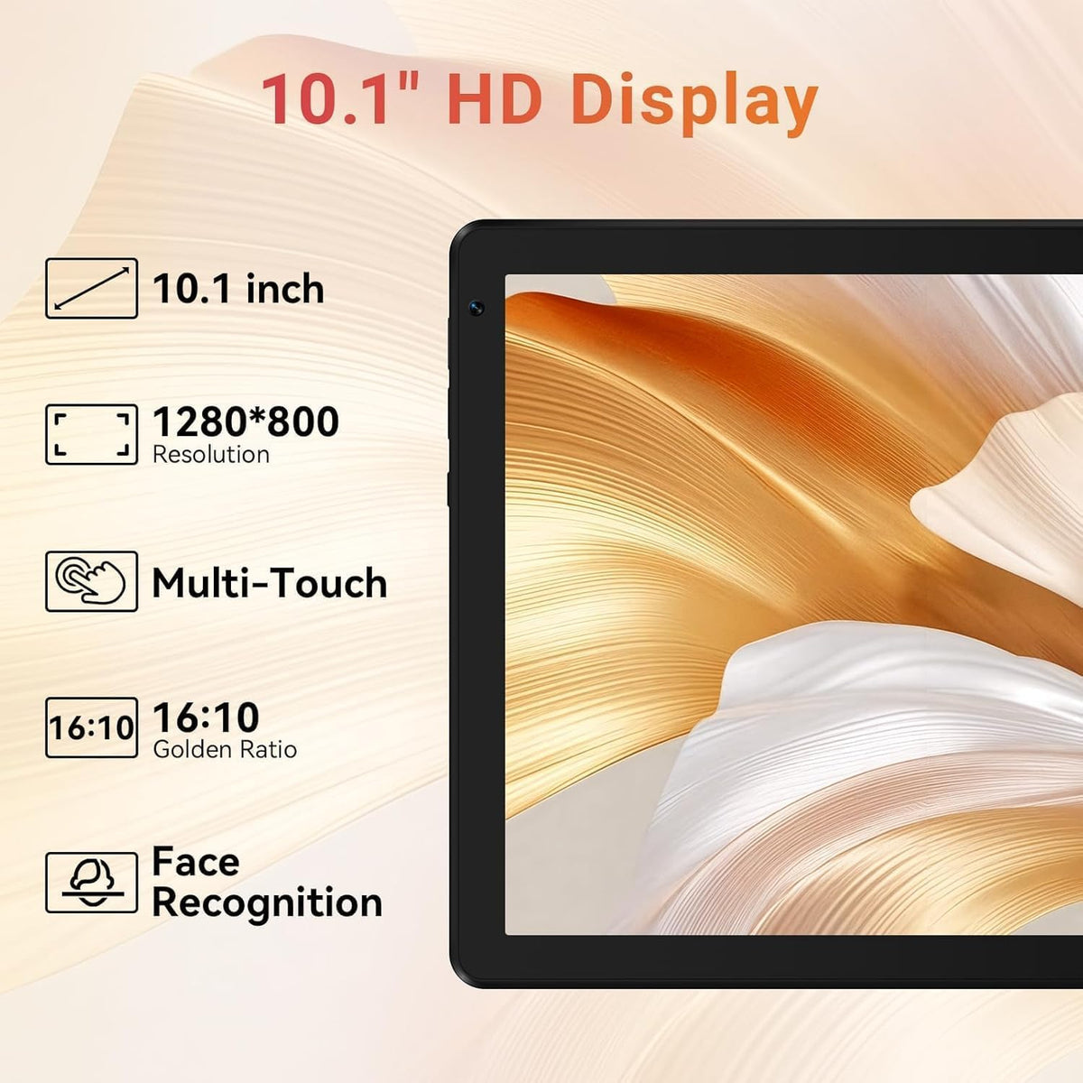 10.1" Android 16 Tablet Octa-core 36GB+128GB Dual Camera A11033