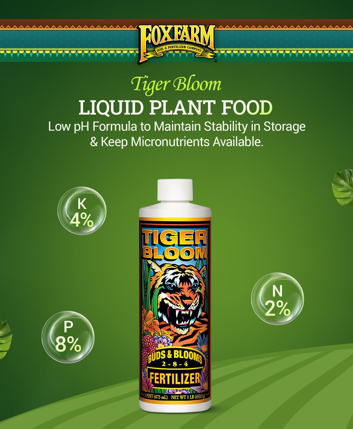 Liquid Plant Food 2-8-4 1 Pint X199