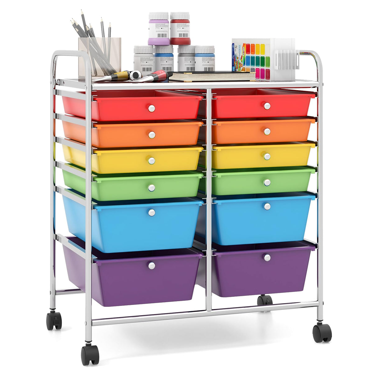 12 Drawer Rolling Storage Cart S364982