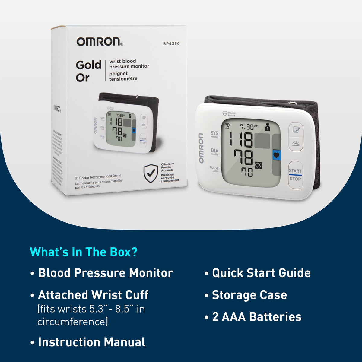 Wireless Wrist Blood Pressure Monitor T982783