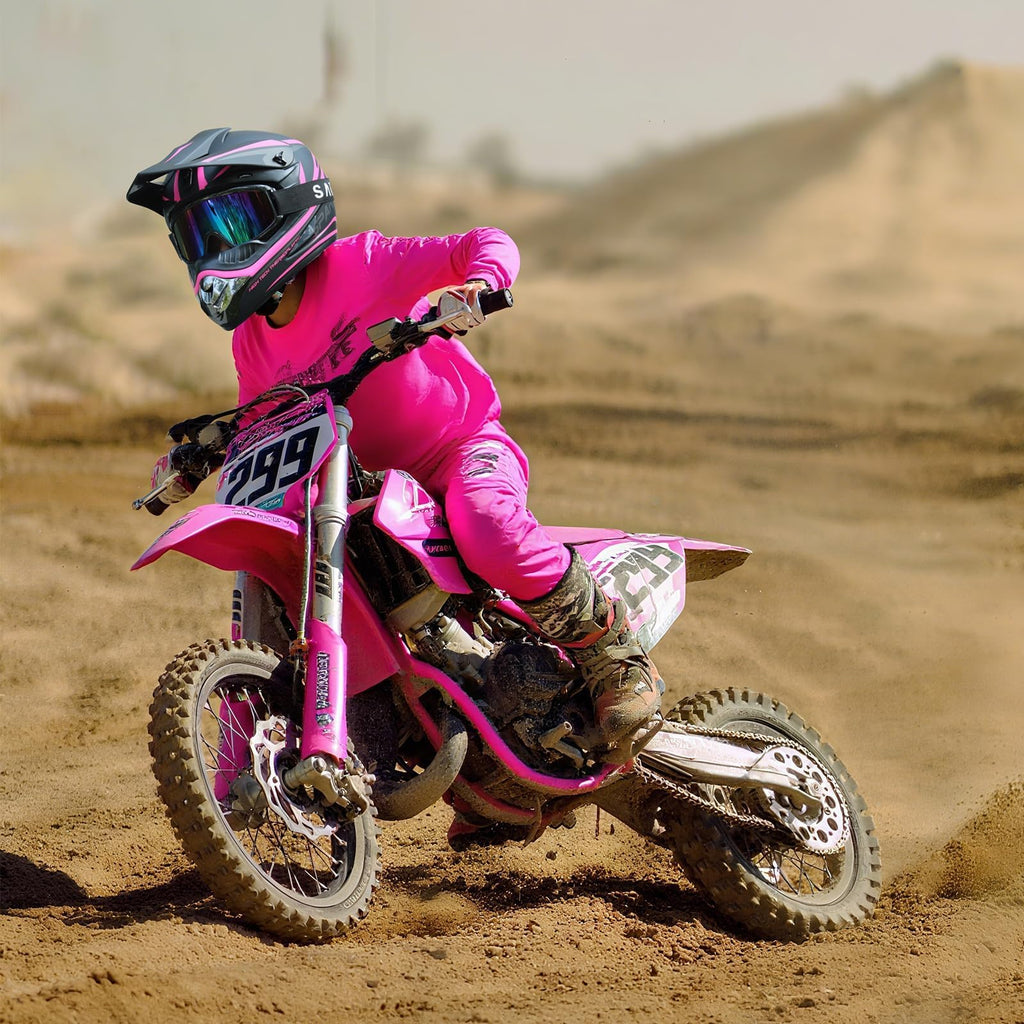 Kids DOT Approved Full Face Motocross Helmet X869218