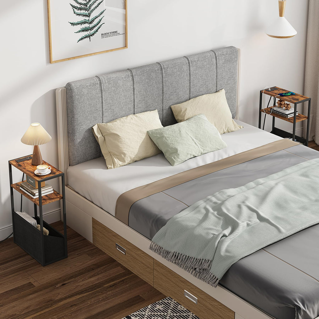 Narrow Side Table with Charging Station X118392