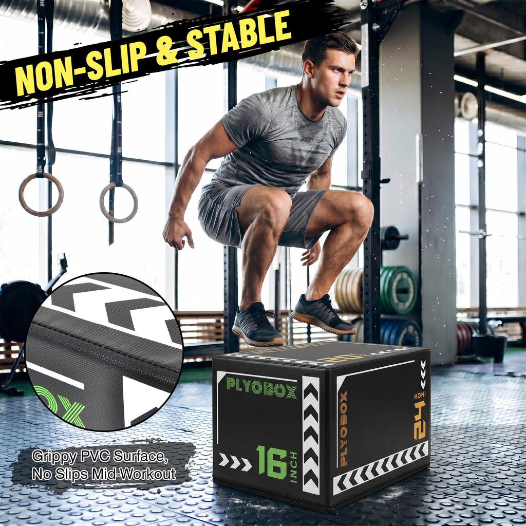 3-in-1 Foam Plyometric Jump Box V8422