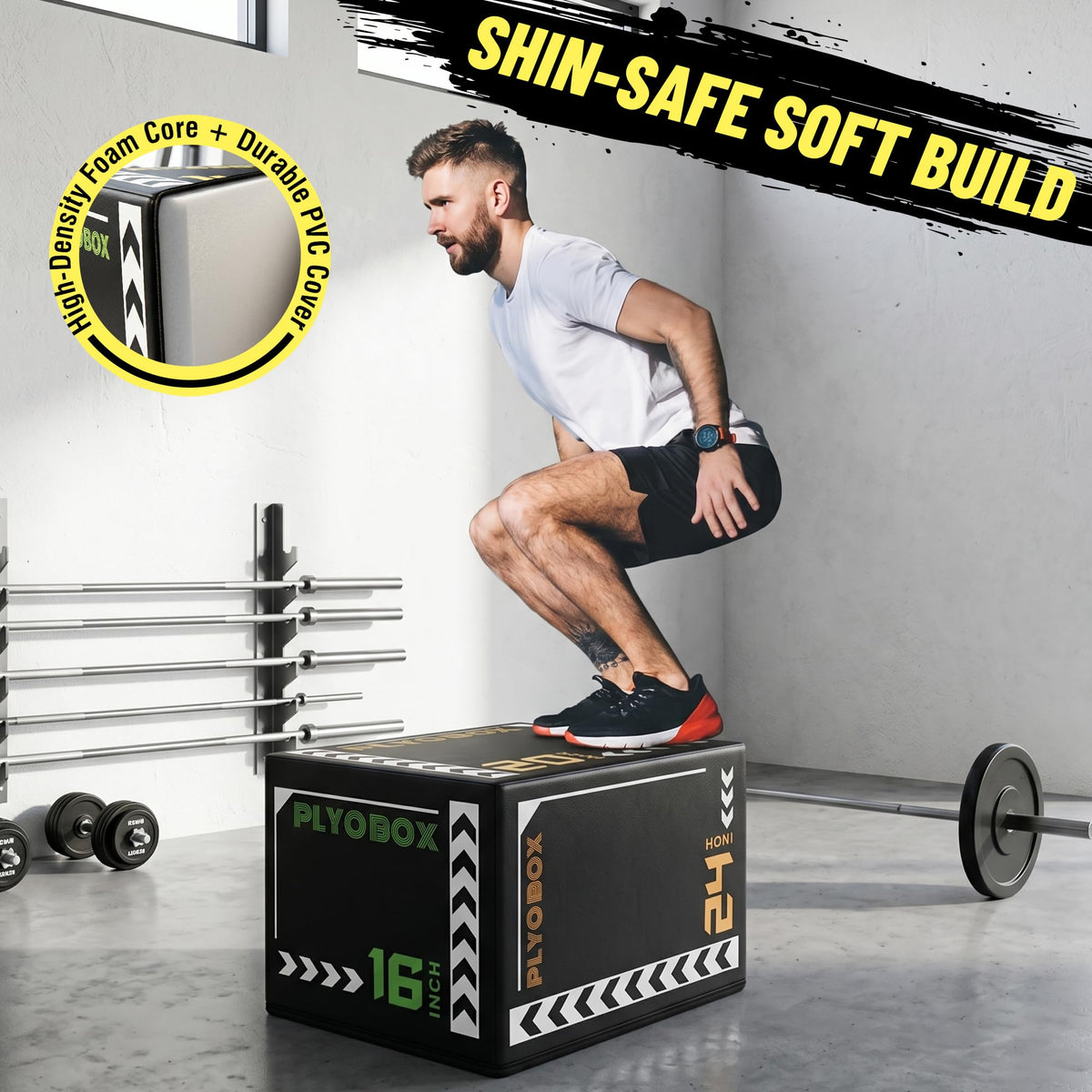 3-in-1 Foam Plyometric Jump Box V8422