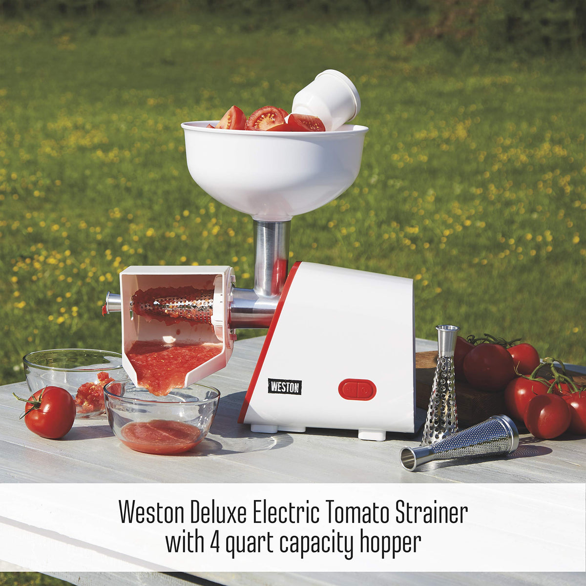 Electric Tomato Strainer, Food Mill & Sauce Maker W7997