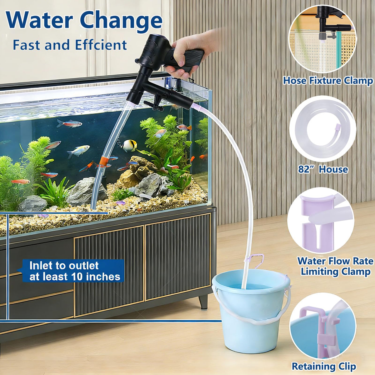 Aquarium Gravel Vacuum Cleaner Kit O54757