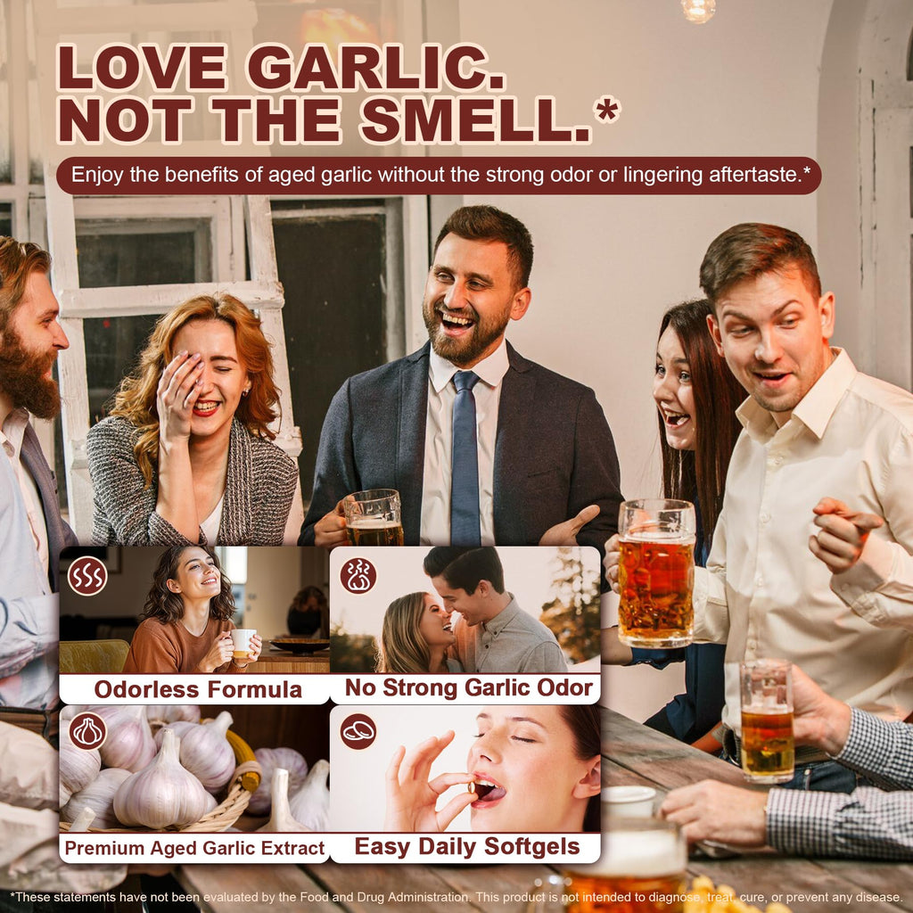 Aged Garlic Extract 750mg Softgels A93258