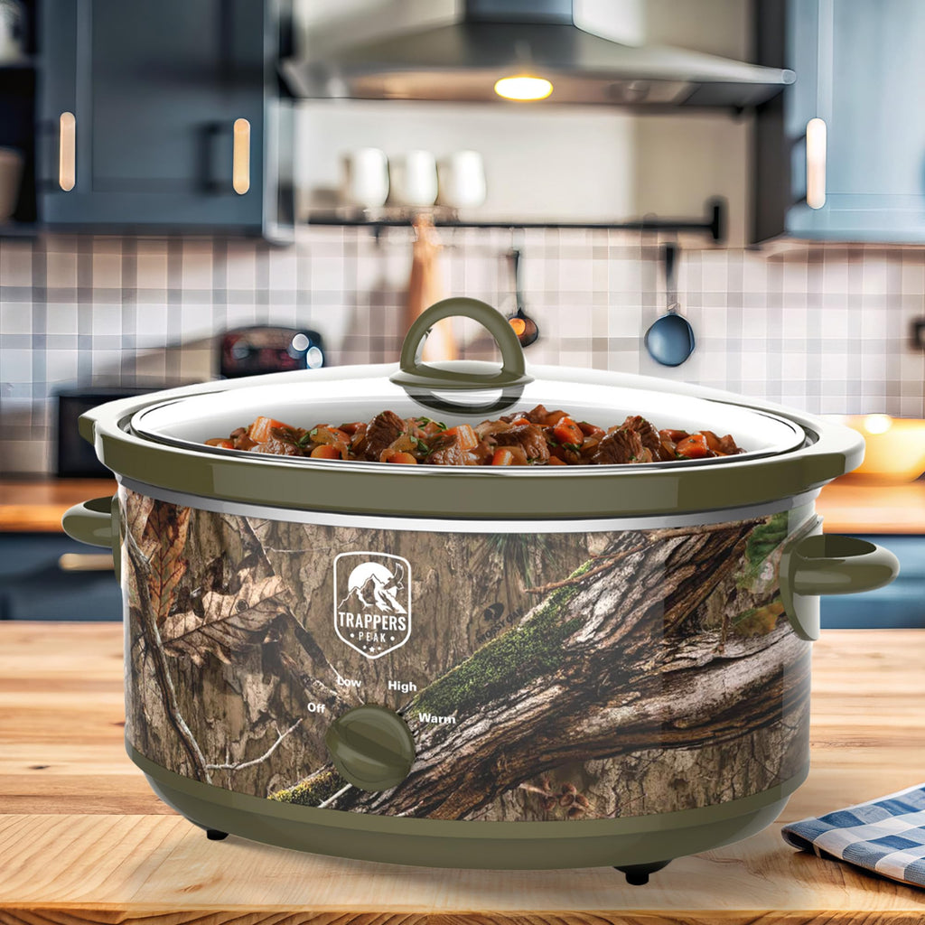 7 Quart Oval Slow Cooker Pot with Heat Settings J71874