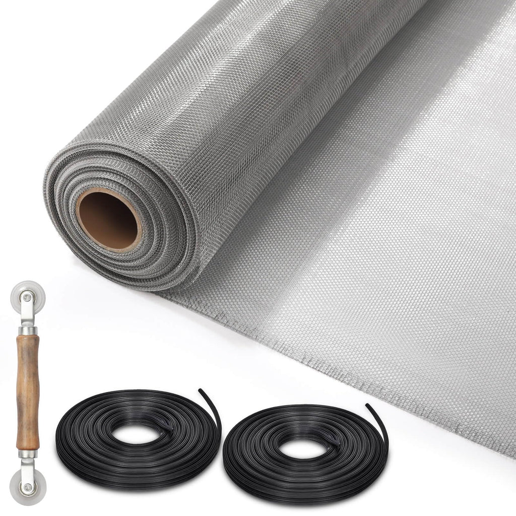 Aluminum Screen Roll with Spline & Rolling Tool B2200