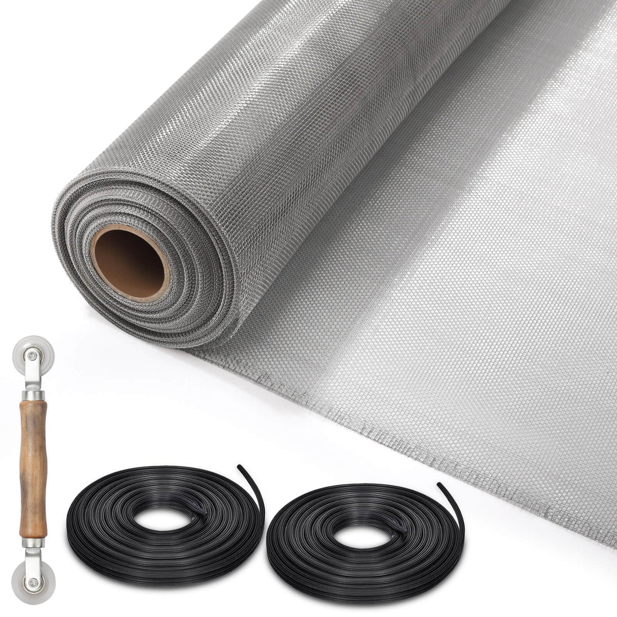 Aluminum Screen Roll with Spline & Rolling Tool B2200