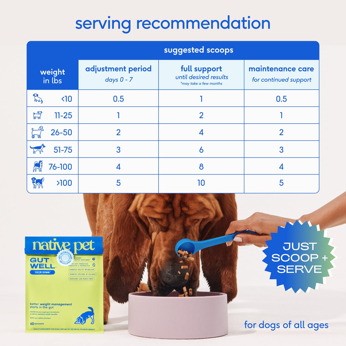 Weight Management Dog Food Topper & Supplement I6476