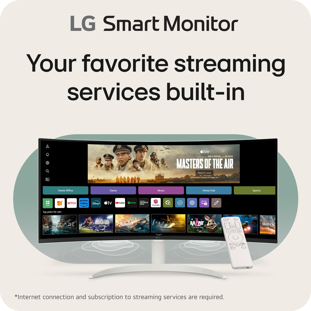 34-inch QHD Curved UltraWide Smart Monitor with Built-in Speaker O420