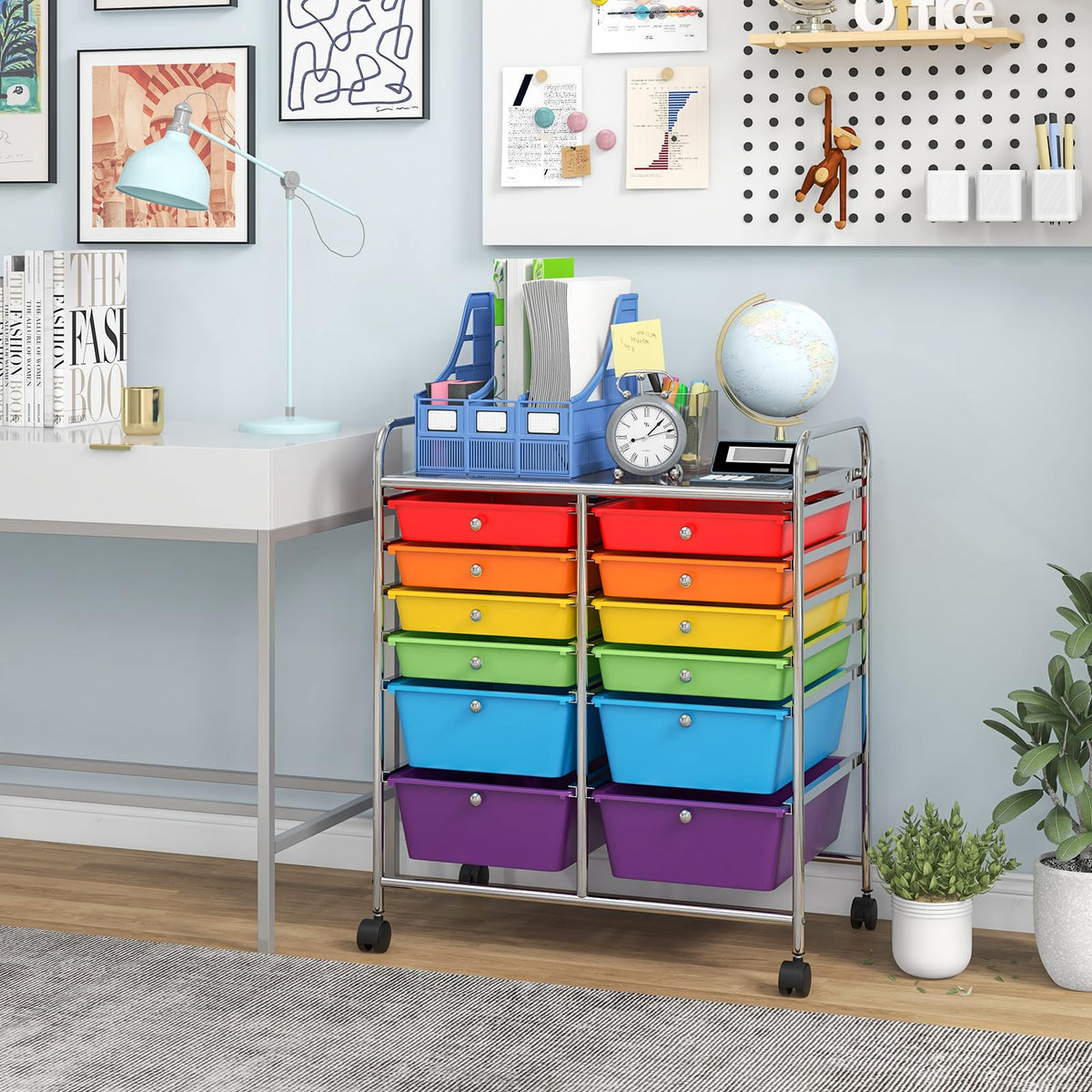 12 Drawer Rolling Storage Cart S364982