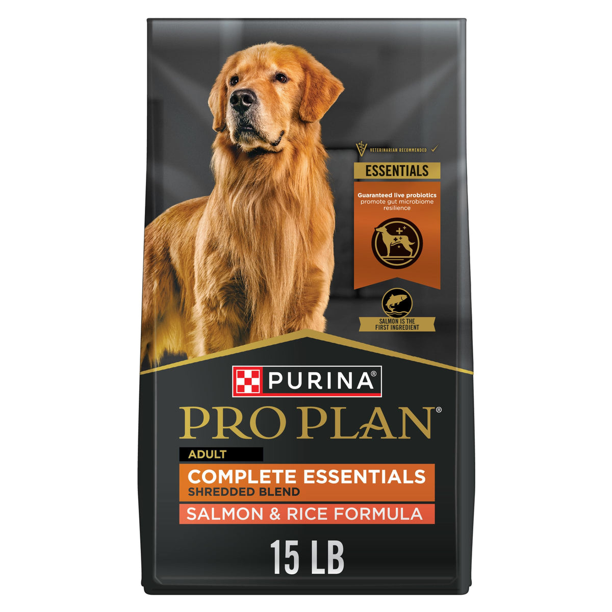 Salmon and Rice Dry Dog Food with Probiotics 15 lb H99999