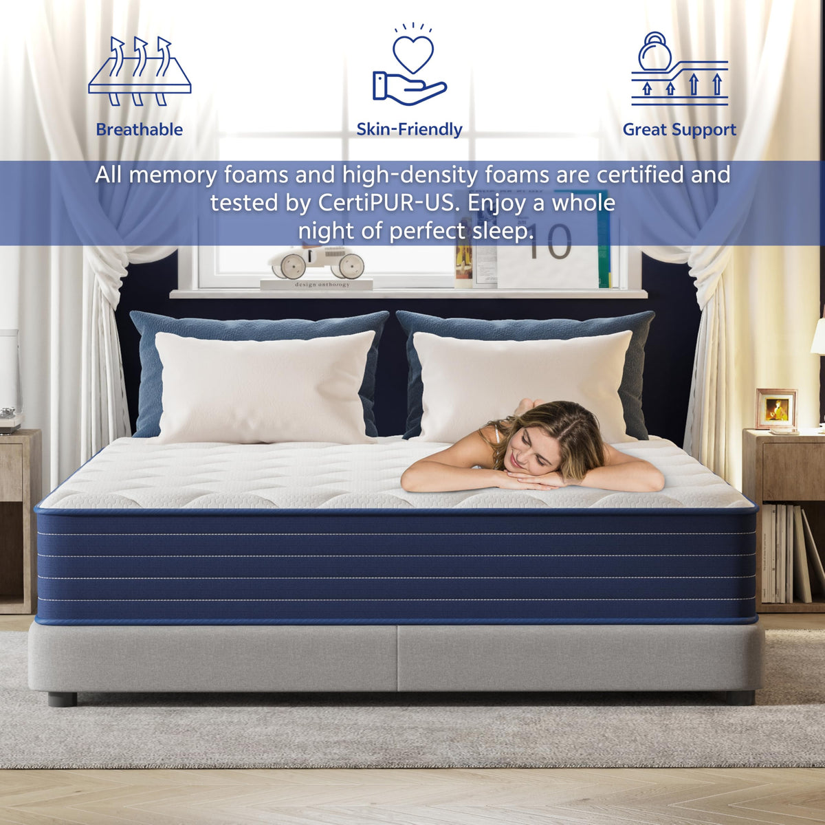 12 Inch Full Hybrid Double Mattress C614323