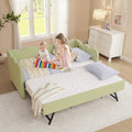 Twin Gingham Upholstered Daybed with Pop Up Trundle Bed B828381
