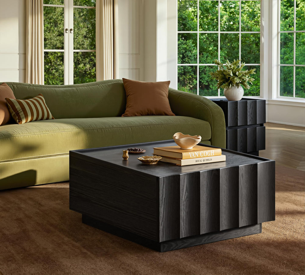 Square Coffee Table with Storage V302335