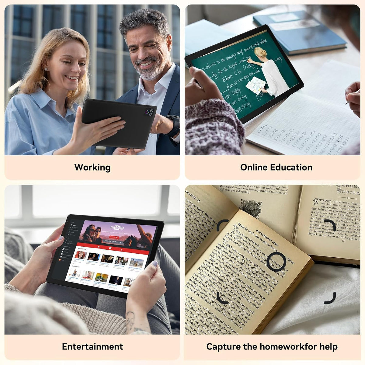 10.1" Android 16 Tablet Octa-core 36GB+128GB Dual Camera A11033