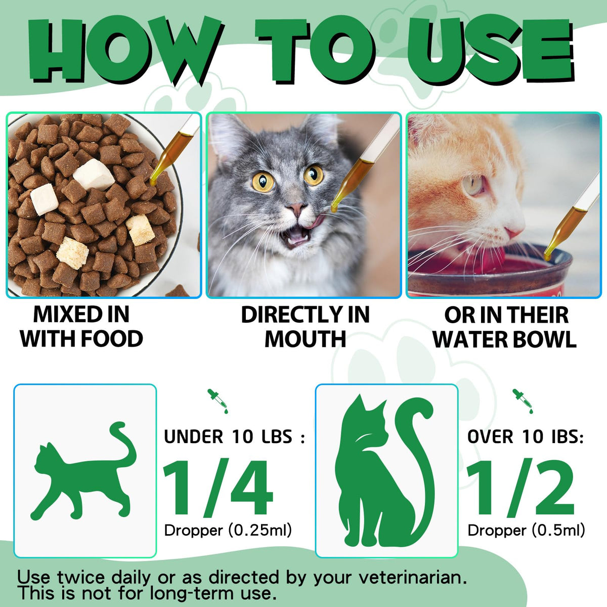 Herbal Cat Supplement Drops with Probiotic 60ml X85942