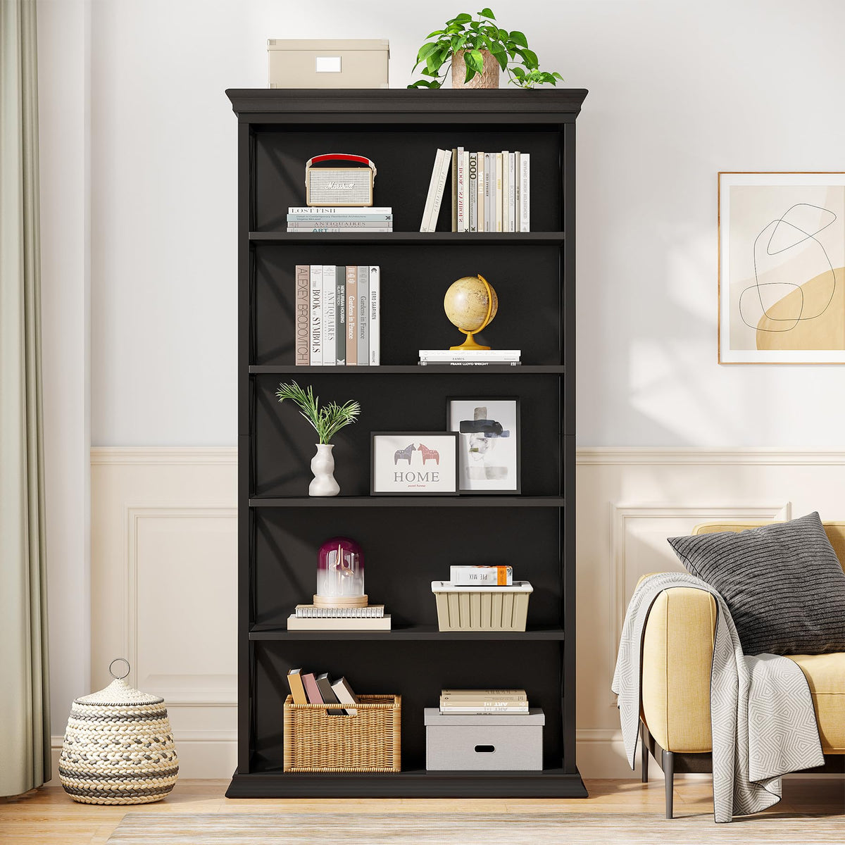 71 Inches 6-Tier Bookcase N1324