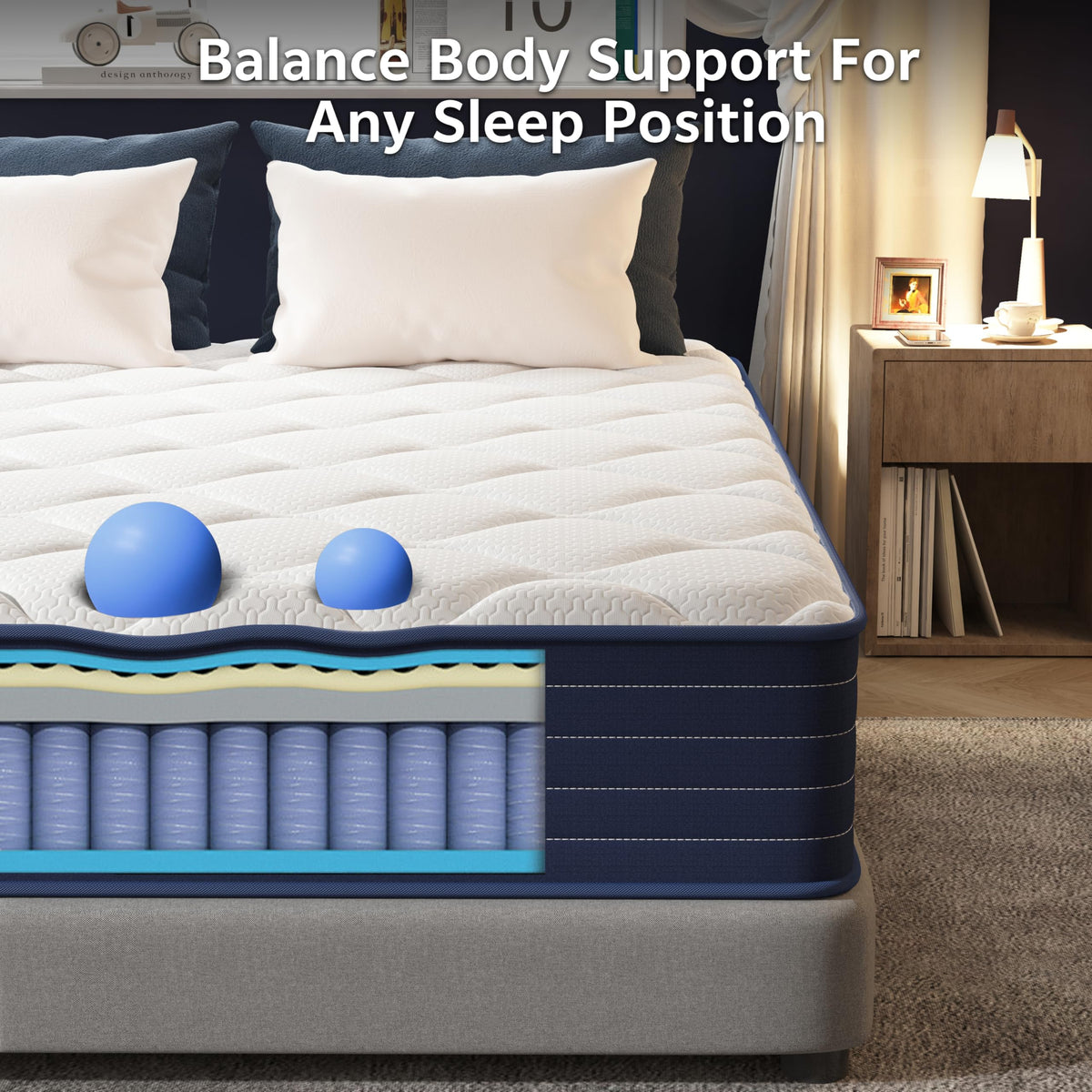 12 Inch Full Hybrid Double Mattress C614323